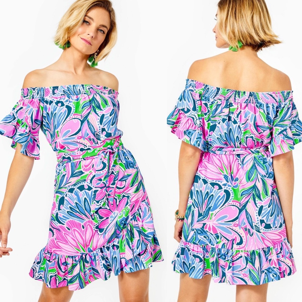 Lilly Pulitzer Maddlyn off shoulder dress